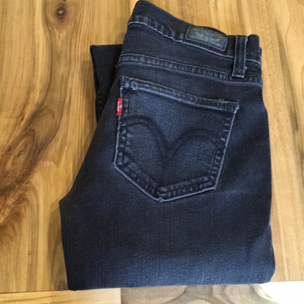 Levi’s 524 classic black skinny jeans